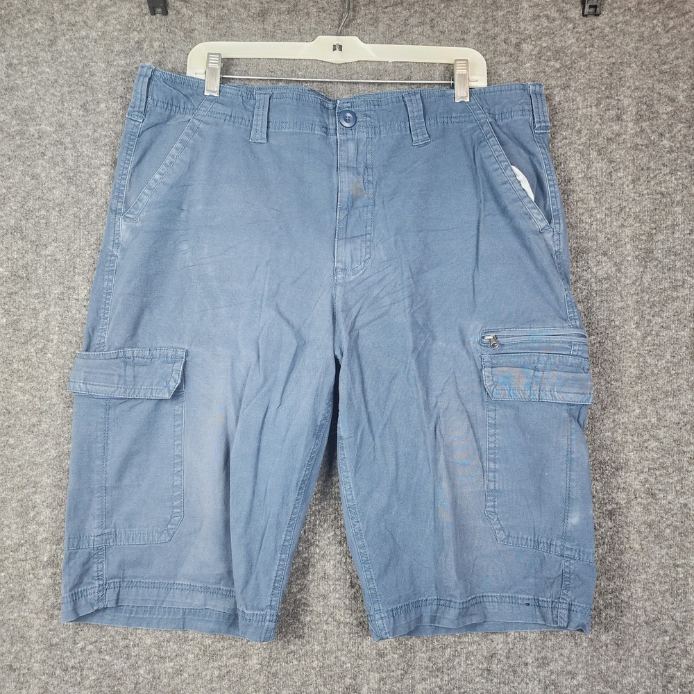 Urban Pipeline Cargo Shorts Mens‎ 40 Blue Superflex Stretch YU01X324RS1